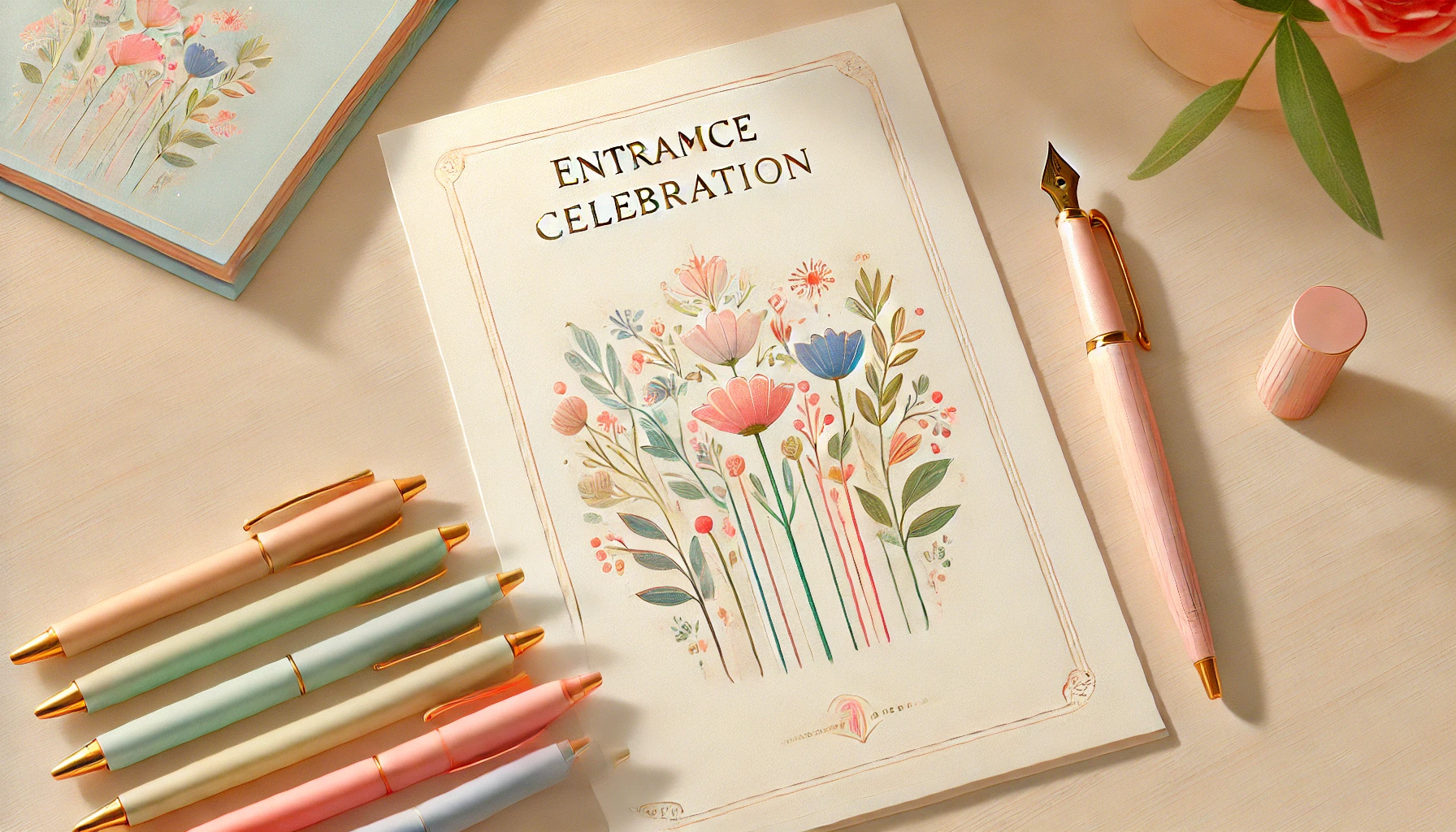 カジュアルな入学祝いの書き方