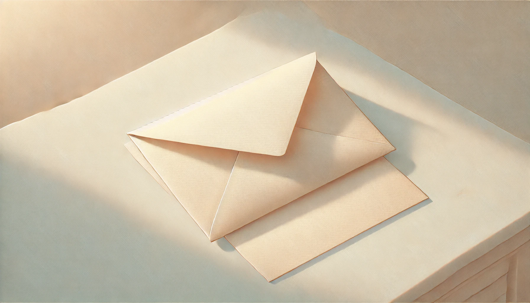 二つ折りの手紙の入れ方